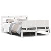 vidaXL Bedframe met hoofdeinde zonder matras 140x200 cm wit