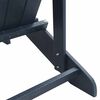 vidaXL Adirondack-stoel Marineblauw 82 x 74 x 92 cm HDPE