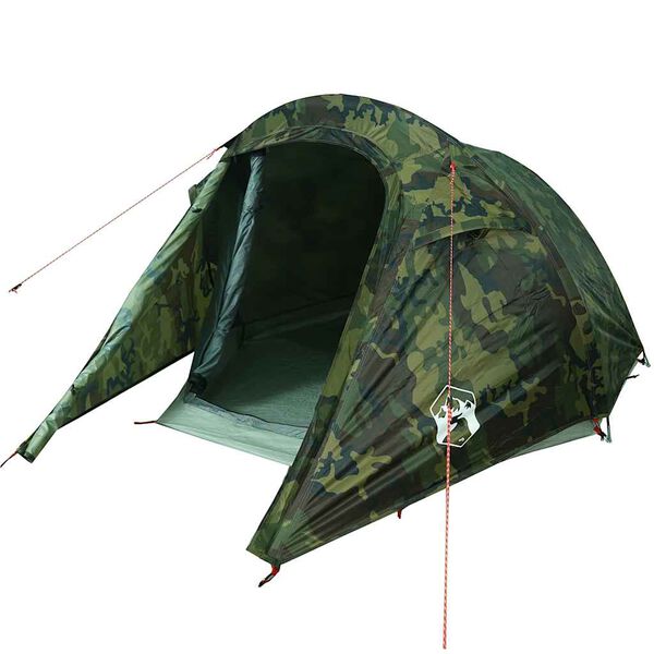 vidaXL Tunneltent 2-persoons waterdicht camouflage