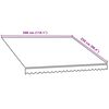 vidaXL Luifeldoek 3x2,5 m canvas oranje en bruin