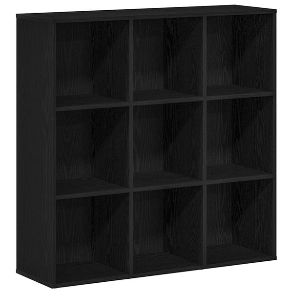vidaXL Boekenkast Zwart Eiken 98x29x97,5 cm Engineered Wood
