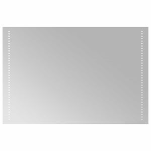 vidaXL LED Badkamer Spiegel Doorzichtig 90 x 60 cm gehard glas