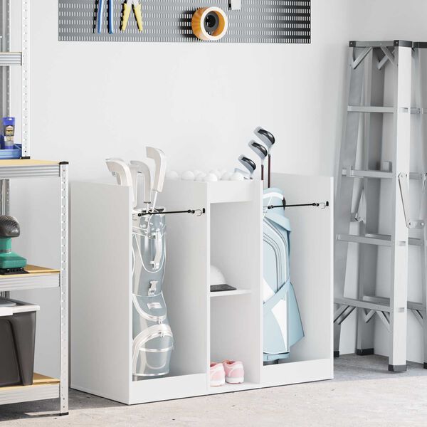 vidaXL Golfkast Effen Wit 102 x 45 x 85,5 cm