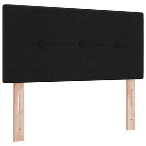 vidaXL Hoofdbord met hoofdeinde Zwart 100 cm Nep Leer