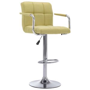 vidaXL Barstoel stof groen