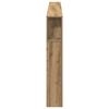 vidaXL Hoofdeinde kas Artisan Eiken 220 x 18,5 x 102,5 cm Bewerkt hout