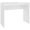 vidaXL Bureau 90x40x72 cm bewerkt hout hoogglans wit