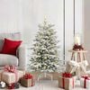 vidaXL Kunstmatige Inklapbare Kerstboom Wit 120 cm PE en PVC