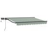 vidaXL Handmatige Luifelhouder met LED's 3,5 x 2,5 m
