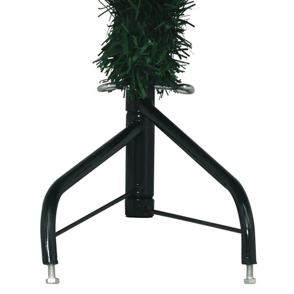 vidaXL Kunstkerstboom hoek 180 cm PVC groen