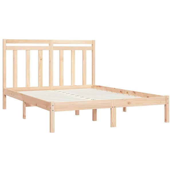 vidaXL Bedframe massief hout 150x200 cm
