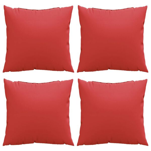 vidaXL Sierkussens 4 st 60x60 cm stof rood