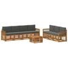 vidaXL Sofa-Sets 8 st Massief Acaciahout