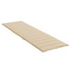 vidaXL Ligbedkussen 200x50x3 cm oxford stof beige