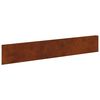 vidaXL Gazonrand 10 pcs 100 x 18 cm Staal Roestig
