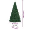 vidaXL Kerstboom met decoratieve touwlichten Groen 400 cm PVC