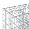 vidaXL Gabion Verhoogd Bed Zilver 60 x 60 x 40 cm Gegalvaniseerd staal