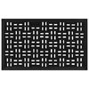 vidaXL Deurmat rechthoekig 45x75 cm rubber