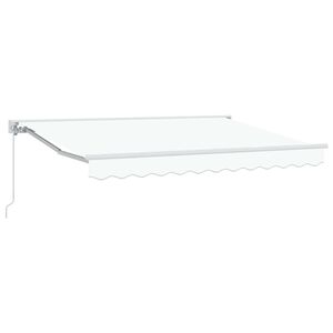 vidaXL Zijde Frame Wit 250 x 200 cm Polyester met PU-coating