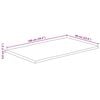 vidaXL Tafelblad rechthoekig natuurlijke rand 100x60x3,8 cm acaciahout