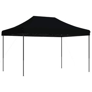 vidaXL Partytent 279 x 410 x 315 cm Zwart Oxford Stof