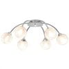vidaXL Plafondlamp met 6 LED-lampen G9 240 W