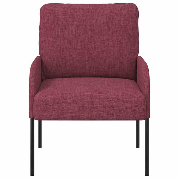 vidaXL Banken met kussen 55cm Wijnrood Multiplex