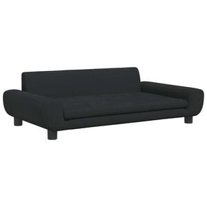 vidaXL Hondenmand 100x54x33 cm fluweel zwart