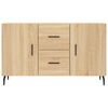 vidaXL Dressoir 100x36x60 cm bewerkt hout sonoma eikenkleurig