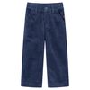 vidaXL Kinderbroek 104 ribfluweel marineblauw