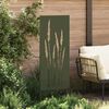 vidaXL Tuin Privacy Screen Olijfgroen 50 x 140 cm Koudgewalst staal