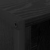 vidaXL Boekenkast 2 pcs Zwart Eiken 99,5 x 30 x 108 cm Bewerkt hout