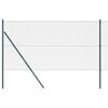 vidaXL gelast draadhek met grondbevestiging 25 x 1,4 m Groen Mesh