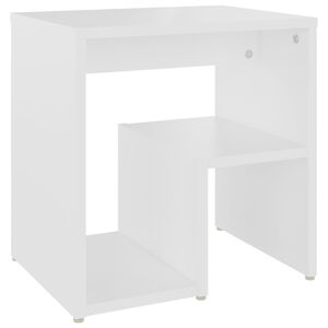 vidaXL Nachtkastje 40x30x40 cm bewerkt hout wit