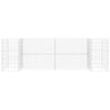 vidaXL Gabion plantenbak H-vormig 260x40x80 cm staaldraad