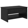 vidaXL Salontafel Zwart Eiken 80 x 50,5 x 41,5 cm Bewerkt hout