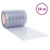 vidaXL Deurgordijn 300x2,6 mm 10 m PVC transparant