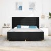 vidaXL Bedframe met hoofdeinde Zwart 180 x 200 cm Stof