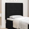 vidaXL Hoofdbord oor Zwart 80 x 16 x 4 cm Fluweel