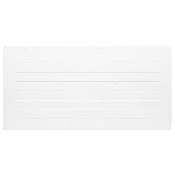 vidaXL Wandpanelen 10 pcs Lichtgrijs en wit. 100 x 50 cm EPS-schuim