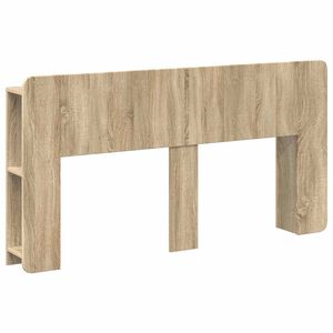 vidaXL Hoofdeinde kas met opslag Sonoma Eiken Bewerkt hout