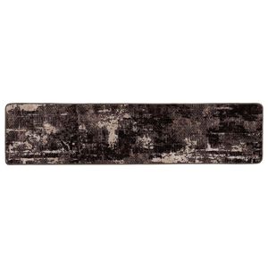 vidaXL Vloerkleedloper MARSA Zwart 50 x 100 cm Polyester en PVC