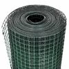 vidaXL Kippengaas 25x1 m gegalvaniseerd staal met PVC-coating groen