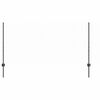 vidaXL zeshoekig gaasgek met palen 25 x 1 m PVC-Coated Staal Grijs