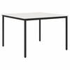 vidaXL Eettafel Wit 110 x 110 x 75 cm Massief grenenhout
