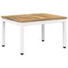 vidaXL Salontafel Witgewassen 49 x 60,5 x 36 cm Massief Acaciahout
