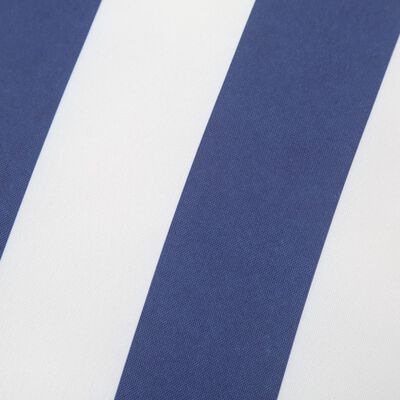 vidaXL Sierkussens 4 st gestreept 50x50 cm stof blauw en wit