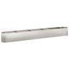 vidaXL Verhoogd Tuinbed Roestvrij staal 360 x 40 x 40 cm