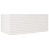 vidaXL Plantenbak 110x60x45,5 cm massief grenenhout wit