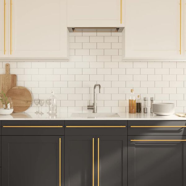 vidaXL Handvatten 5 st 480 mm roestvrij staal goudkleurig